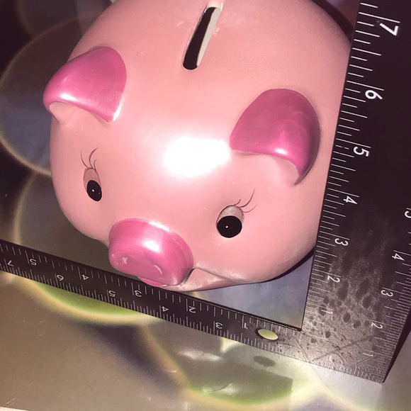 New Pink Ceramic 🐷Pink Pig Piggy Bank - Picture 16 of 16